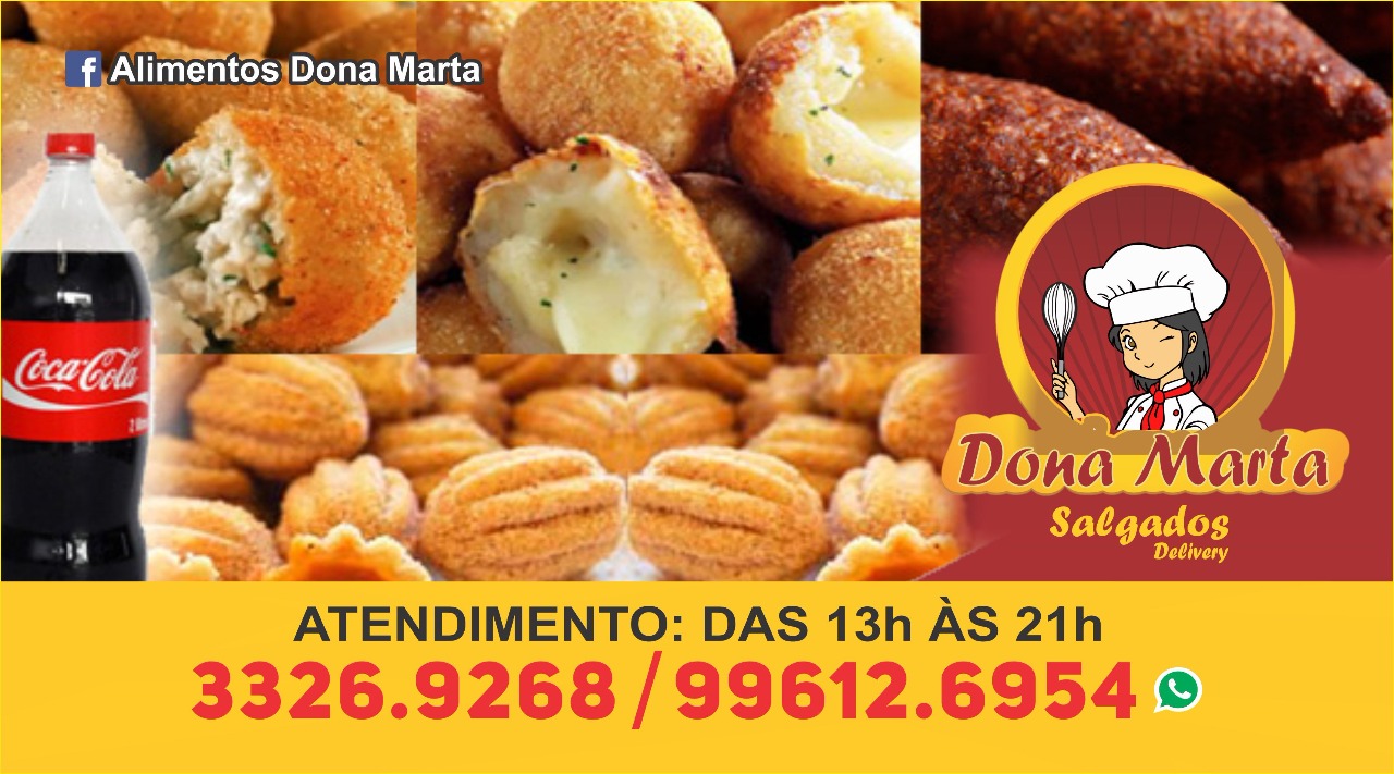 Logo restaurante Delivery DONA MARTA Salgados