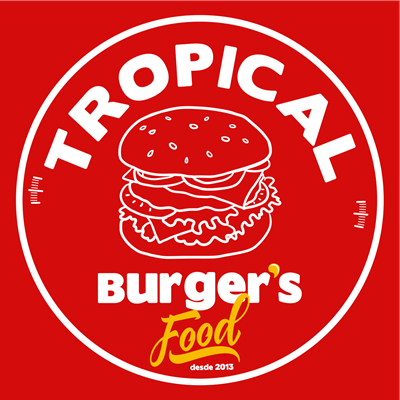Logo restaurante Tropical Burgers Foods