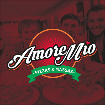 Logo restaurante AmoreMio Pizzas & Massas Delivery