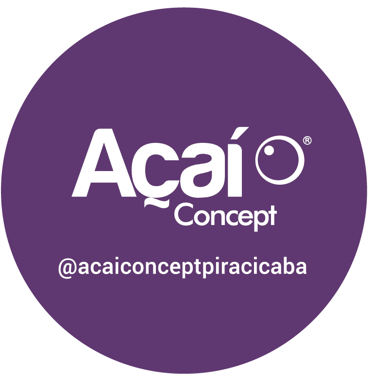 Logo-Loja de Açaí - Açaí Concept Piracicaba