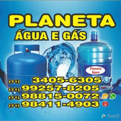 Logo restaurante DISK PLANETA AGUA E GAS