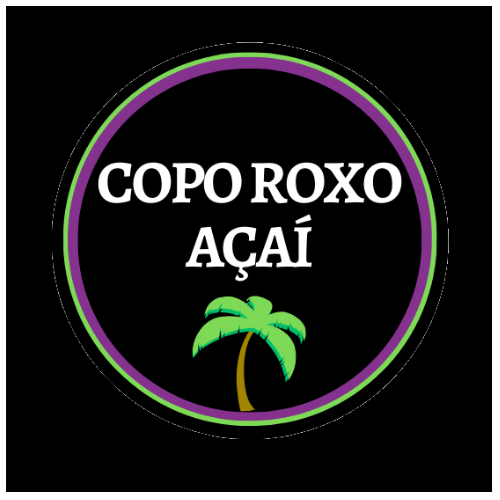 Logo-Loja de Açaí - Copo Roxo Açaí 