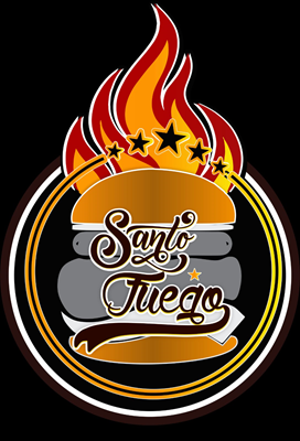Logo-FoodTruck - santo fuego lanches