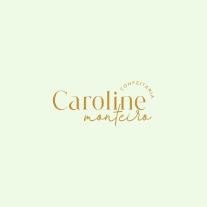 Logo restaurante Caroline Monteiro confeitaria 