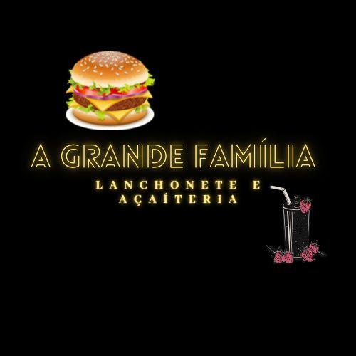 Logo-Lanchonete - A grande familia lanches