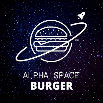 Logo-Hamburgueria - Alpha Space Burger