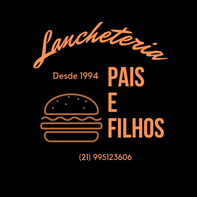 Logo restaurante Lancheteria Pais e Filhos