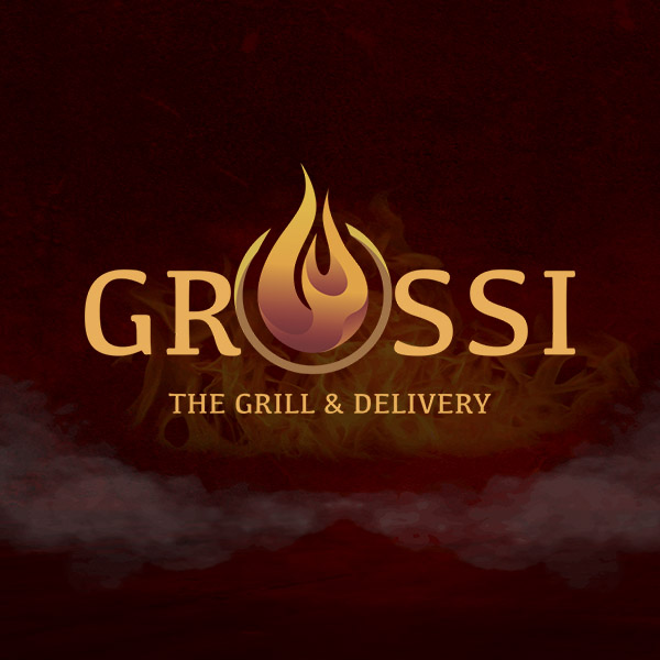 Logo-Fast Food - Grossi The Grill