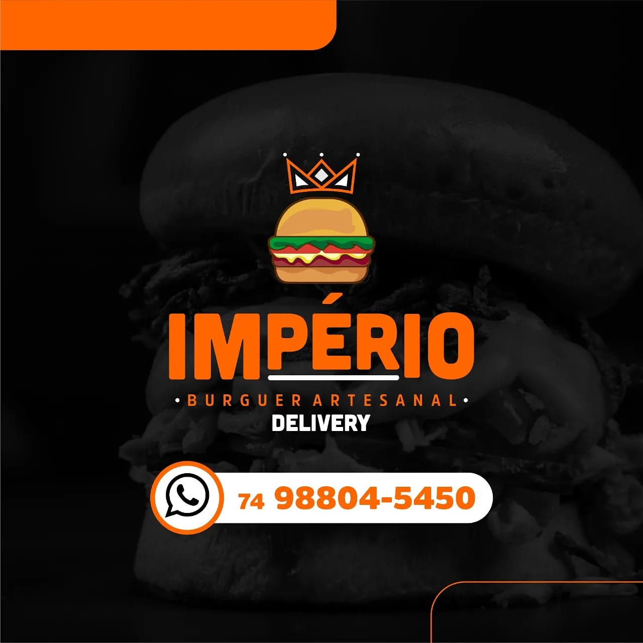 Logo restaurante Império Burguer Artesanal