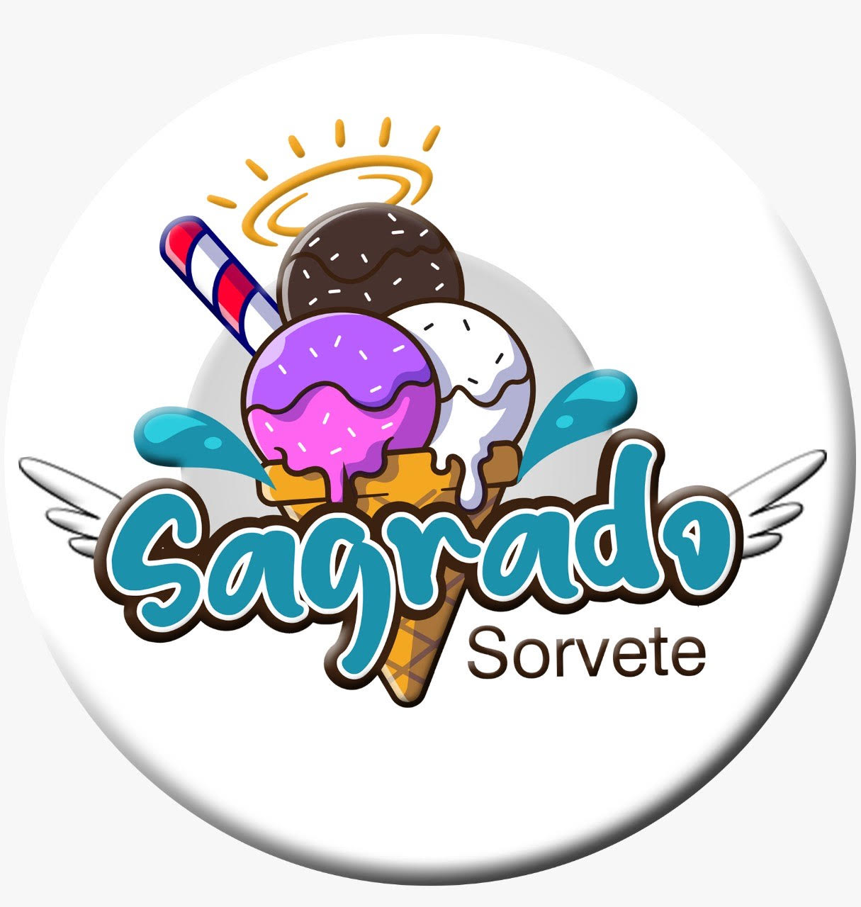 Logo-Sorveteria - Cardápio Online Sagrado Sorvete