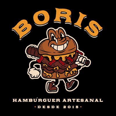 Logo restaurante BORIS HAMBURGUER 