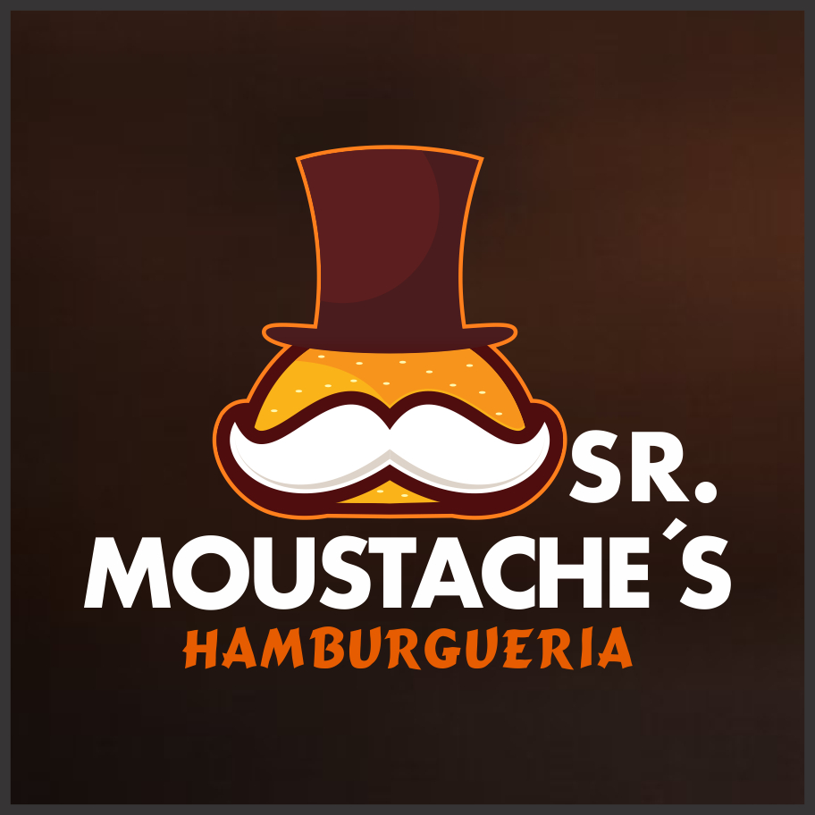 Logo-Hamburgueria - Sr Moustache's Hamburgueria