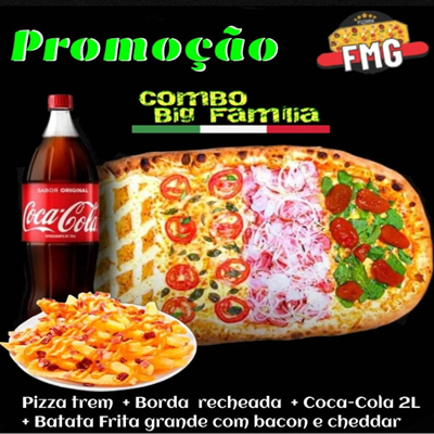 Logo restaurante Pizzaria Fmg