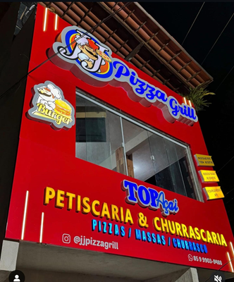 Logo restaurante JJPIZZAGRILL/TOPAÇAI..PETISCARIA