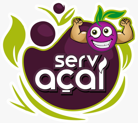 Logo-Loja de Açaí - SERV AÇAÍ