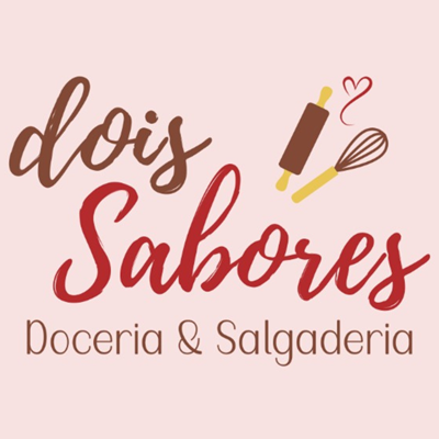 Logo restaurante Dois Sabores - Doceria & Salgaderia