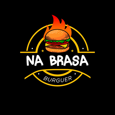 Logo restaurante NA BRASA BURGUER