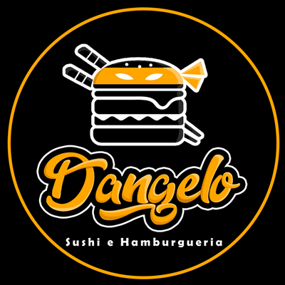 Logo restaurante Dangelo sushi burguer