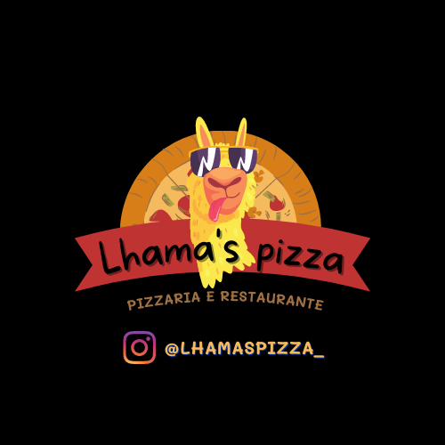 Logo-Pizzaria - Lhamas pizza