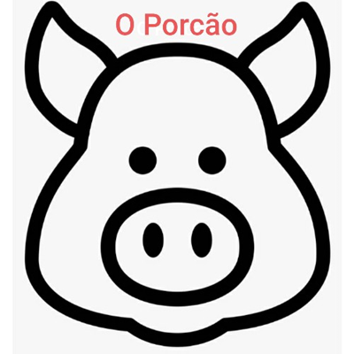 Logo restaurante O Porcão - 100% Costela