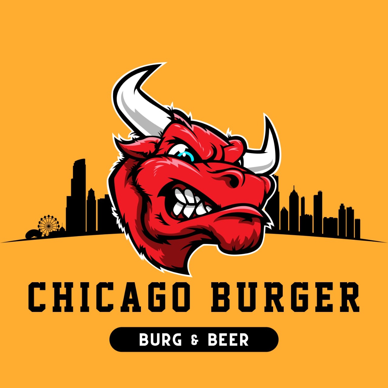 Logo-Hamburgueria - Chicago Burger