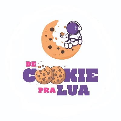 Logo restaurante De Cookie pra Lua
