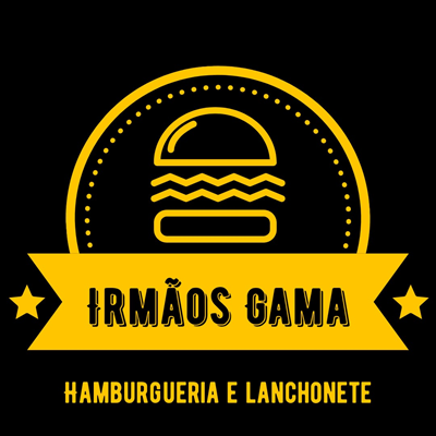 Logo restaurante IRMÃOS GAMA HAMBURGUERIA E LANCHONETE