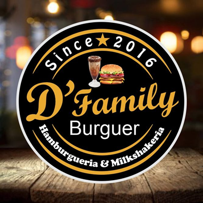 Logo restaurante D`family burguer