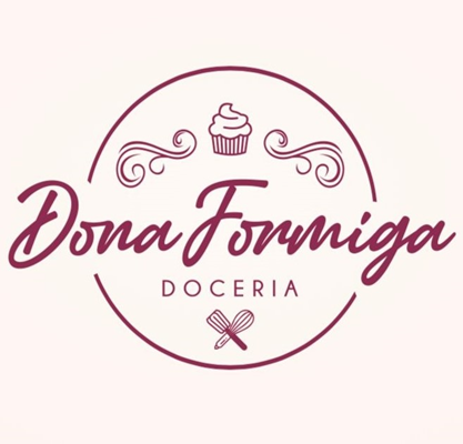 Logo restaurante Dona Formiga doceria