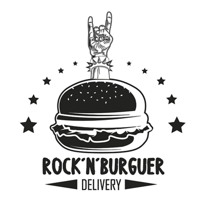 Logo restaurante Rock n Burguer