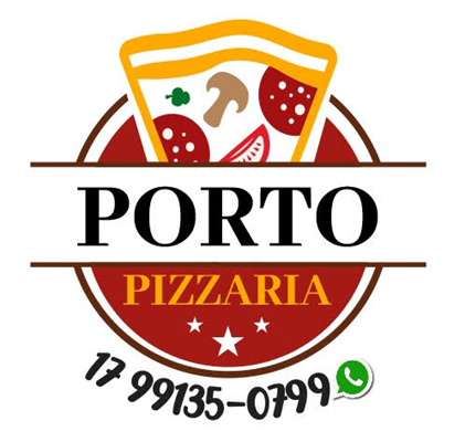 Logo restaurante porto pizzaria