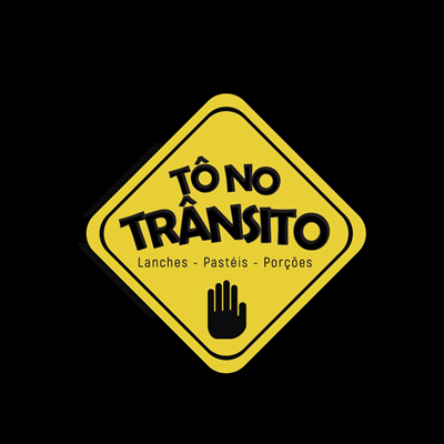 Logo restaurante lanchonete TÔ NO TRÂNSITO