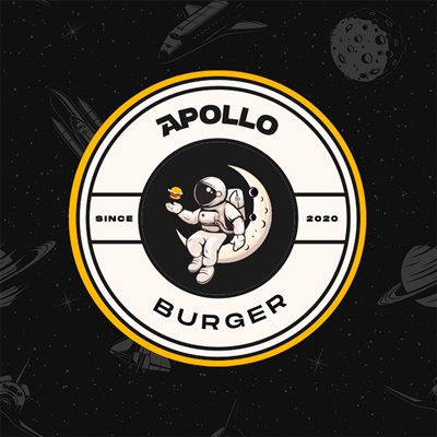 Logo restaurante cupom Apollo Burger