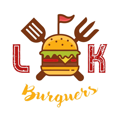 Logo restaurante LK Burguers