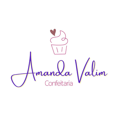 Logo restaurante Amanda Valim Confeitaria