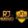Logo restaurante RJBURGUES X RJCHURRASQUINHO