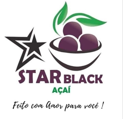 Logo restaurante Star Black Açaí Delivery