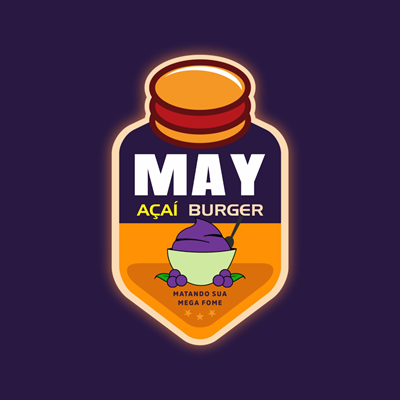 Logo-Hamburgueria - may açai burger