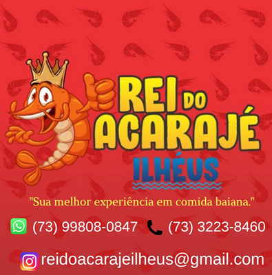 Logo restaurante Rei do acarajé ilhéus