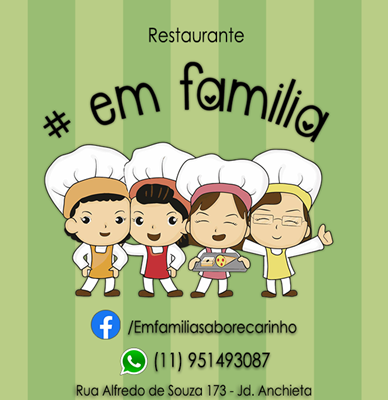 Logo restaurante # Em Familia