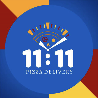 Logo restaurante 11:11 Pizza