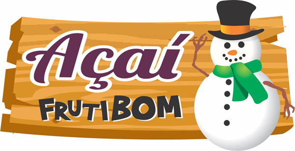 Logo restaurante FrutiBom Sorvetes e Açaí