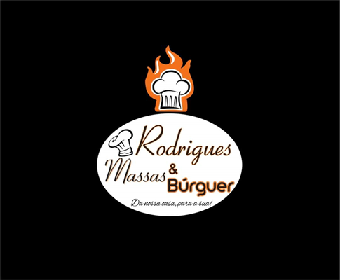 Logo restaurante Rodrigues Massas & Búrguer 