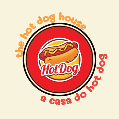 Logo restaurante the hot dog house