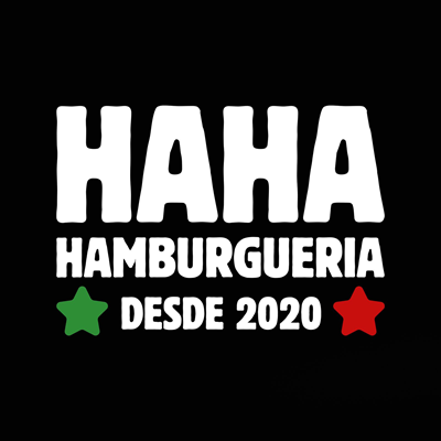 Logo restaurante HAHA Hamburgueria