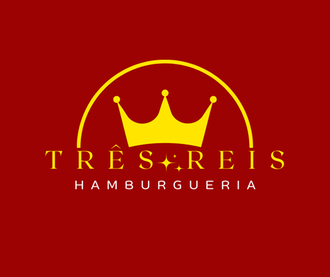 Logo restaurante Três Reis Hamburgueria