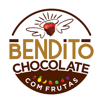 Logo restaurante Bendito Chocolate com Frutas