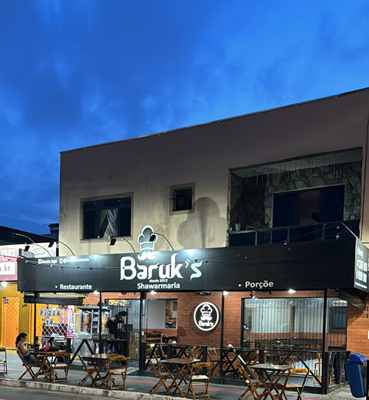 Logo restaurante Baruk's Shawarmas e Lanches