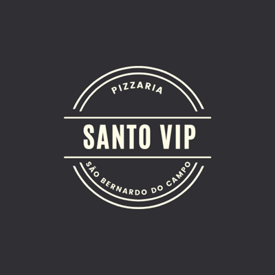 Logo restaurante Pizzaria Santo Vip