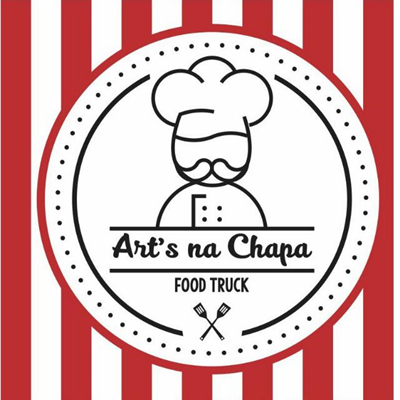 Logo restaurante ART´S NA CHAPA X GAÚCHO